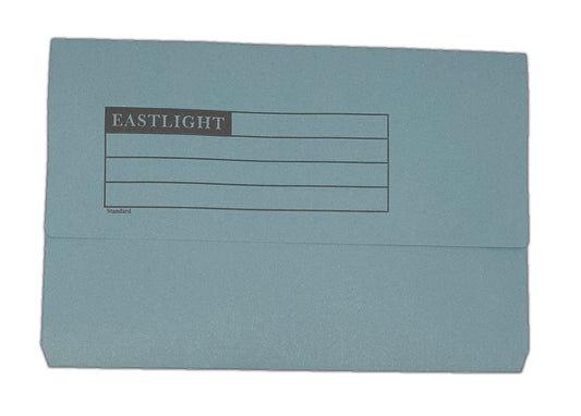 Half Flap Document Wallet Pack of 50 - Blue