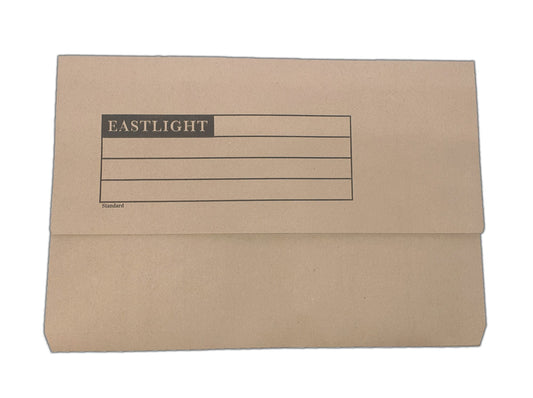 Half Flap Document Wallet Pack of 50 - Buff