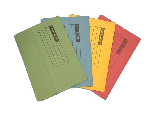 Half Flap Document Wallet Pack of 50 - Assorted