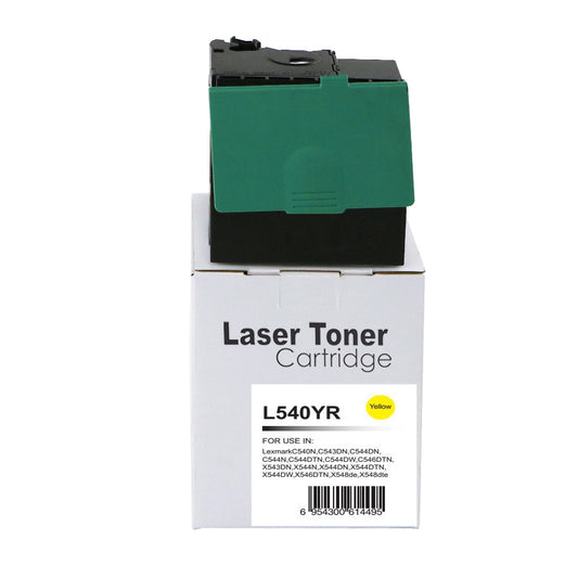 Remanufactured Lexmark C540 Yellow Toner C540H2YG