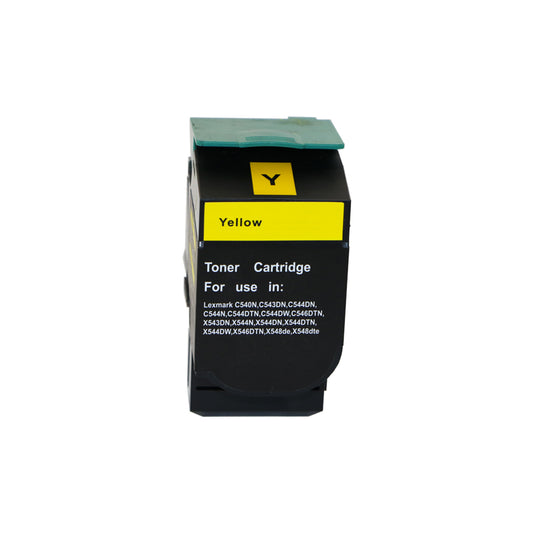 Remanufactured Lexmark C544 Hi Yld Yellow Toner  C544XIYG C544X2YG