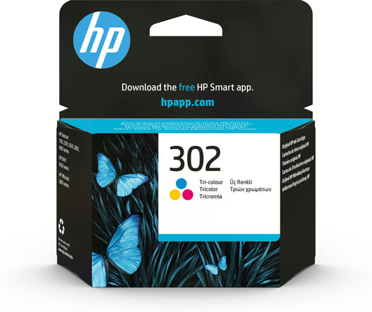 HP 302 Tricolor Original Ink Cartridge
