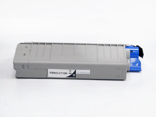 Remanufactured OKI C710 Black Toner 43866108 44318608