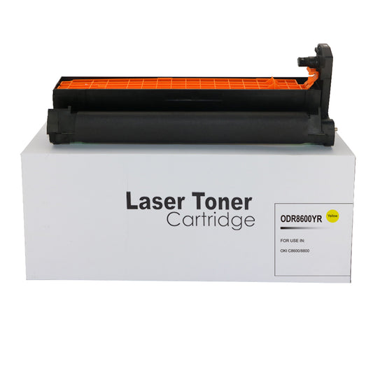 Remanufactured OKI C8600 Yellow Std Yield Toner 43487709
