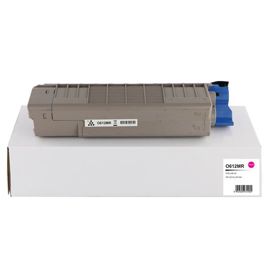 Remanufactured OKI C612 Magenta Toner 46507506