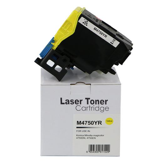 Remanufactured Konica Minolta 4750 Yellow Toner A0X5251