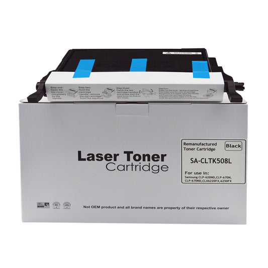 Remanufactured Samsung CLP620 Hi Yld Black Toner CLT-K5082L HP SU188A