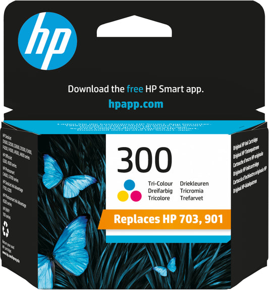 HP 300 Tricolor Original Ink Cartridge