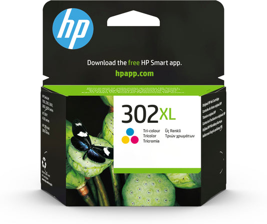 HP 302XL High Yield Tricolor Original Ink Cartridge