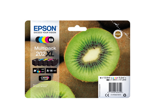 202XL MULTIPACK HIGH BK/C/Y/M/PHOTO BK