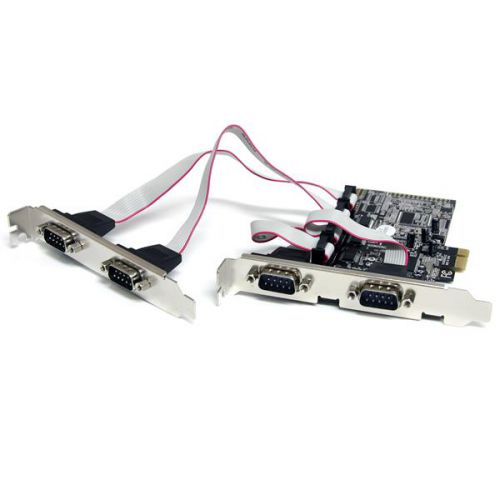 StarTech.com 4 Port Native PCIE RS232 Serial Card