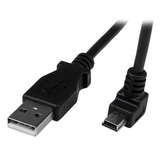 2m Mini USB Cable A to Down Angle Mini B