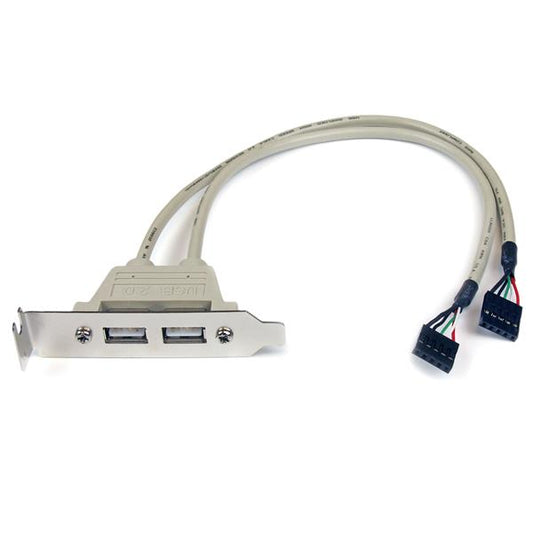 2 Port USBA Female LP Slot Plate Adapter