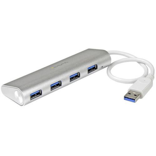 StarTech.com 4 Port USB3 Hub with Built in Cable