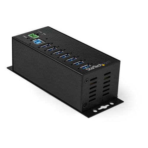 StarTech.com 7 Port Ind USB3.0 Hub with Power Adapter