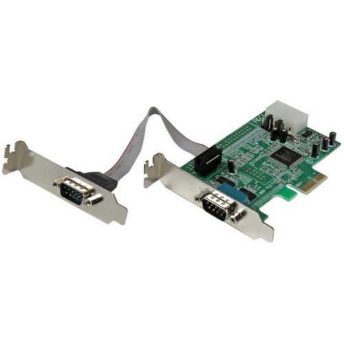 StarTech.com 2 Port LP PCIe Serial Card 16550 UART
