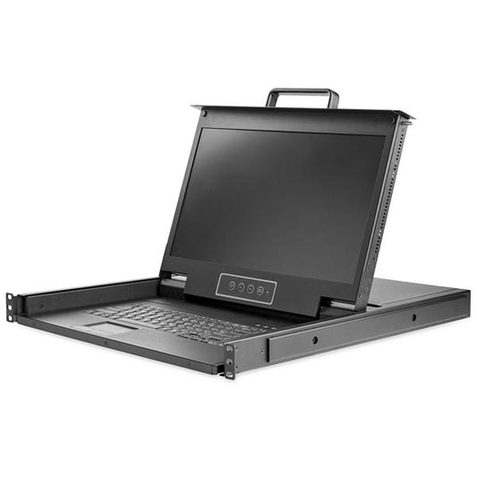 1U 17in VGA Rackmount HD KVM Console