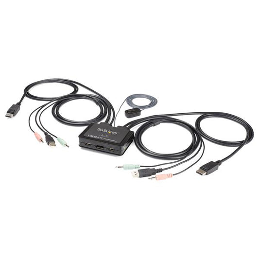 2Port USB 4K 60Hz DisplayPort KVM Switch