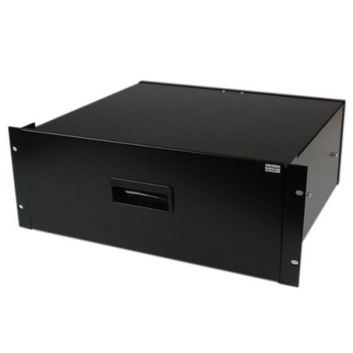 StarTech.com 4U 19in Rack Black Steel Storage Drawer