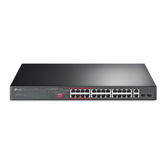 24 Port 10/100Mbps+2 Port Gb PoE+ Switch