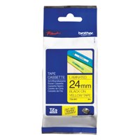 24MM BK ON YELLOW LABELLING TAPE
