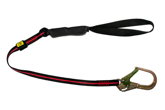 Honeywell Arc Flash Single Rebar Hook Lanyard Black / Red 1.8M