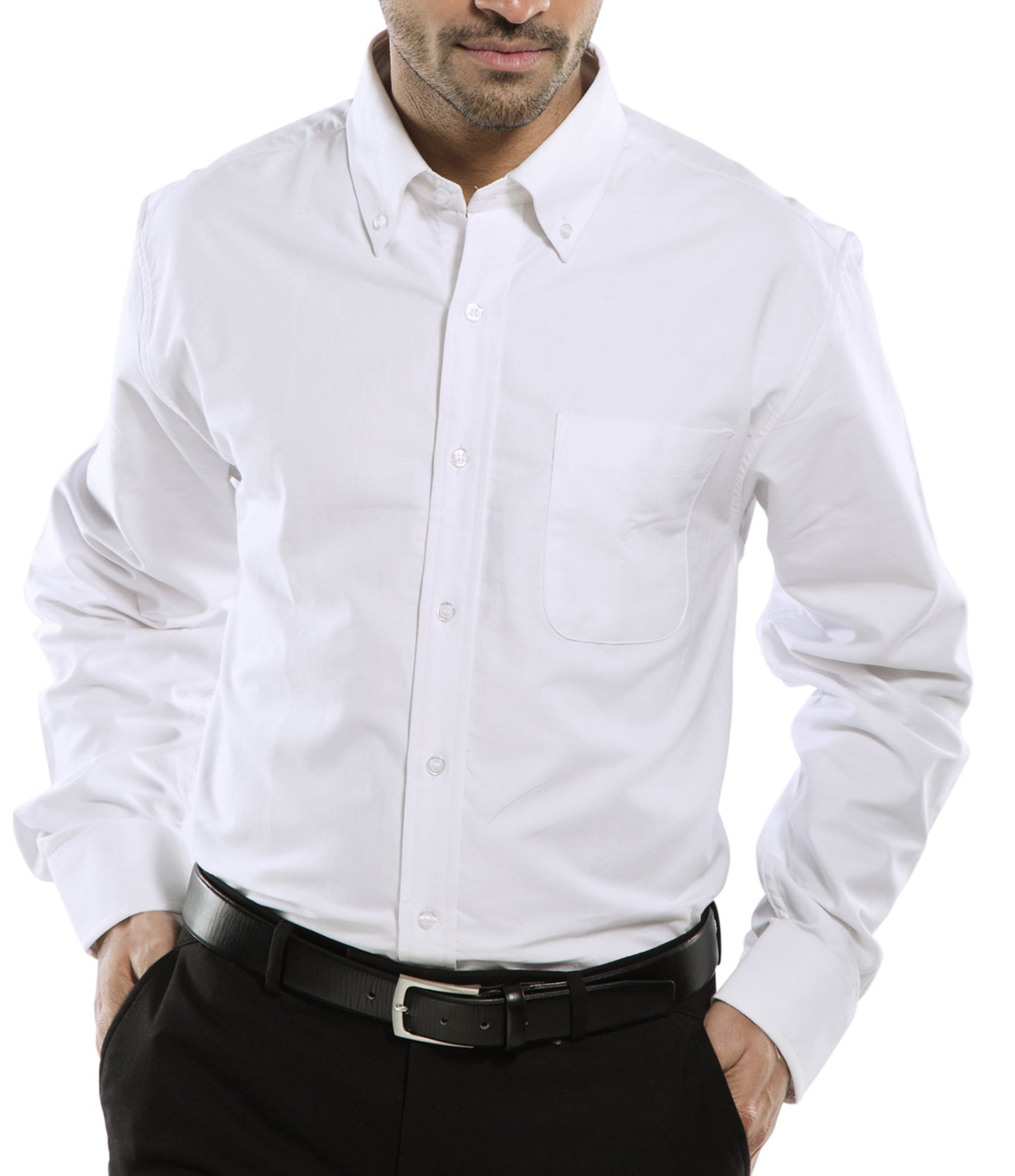 Beeswift Oxford Shirt Long Sleeve White 15.5