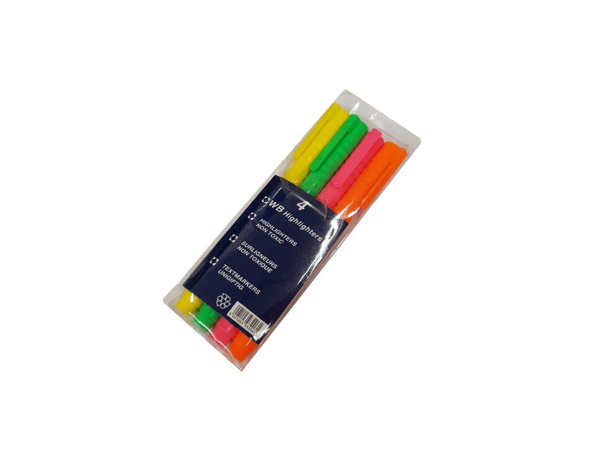 Highlighter Pen Asst Wallet (4)