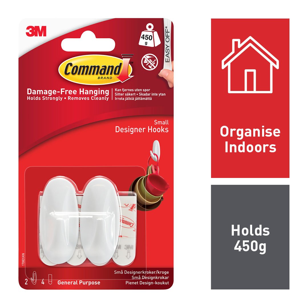 Command™ Small Designer Hooks 17082