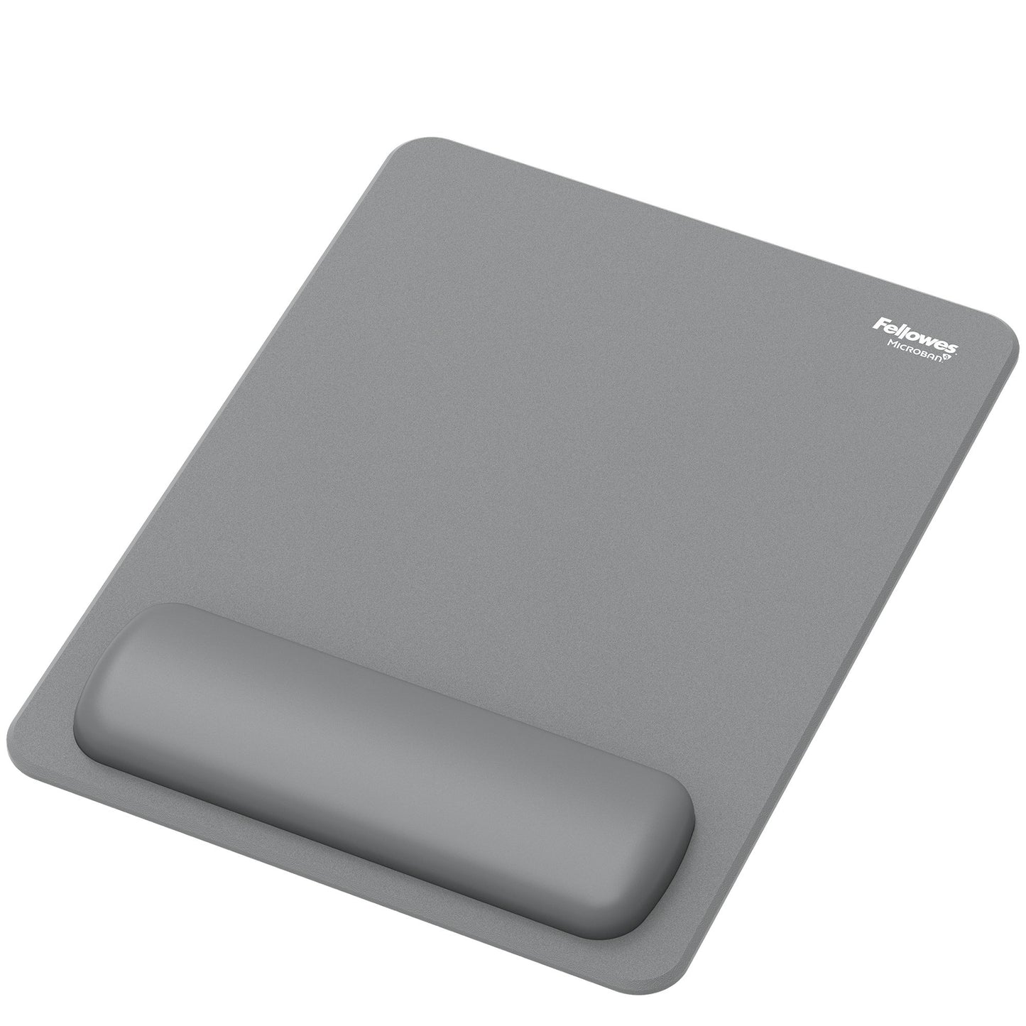 Fellowes Breyta XL Mousepad Recycled and Recyclable Antibacterial Wrist Rest Grey - 100142561