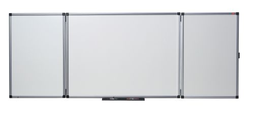 Nobo Confidential Lockable Non-Magnetic Whiteboard Aluminium Frame 900x1200mm 31630514 DD