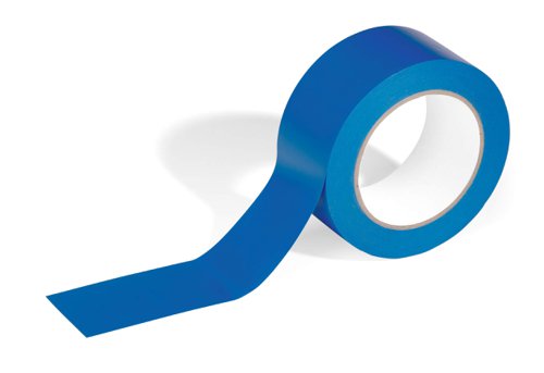 Durable Duraline Strong Removable PVC Floor Marking Tape Blue 50mmx33m - 104406