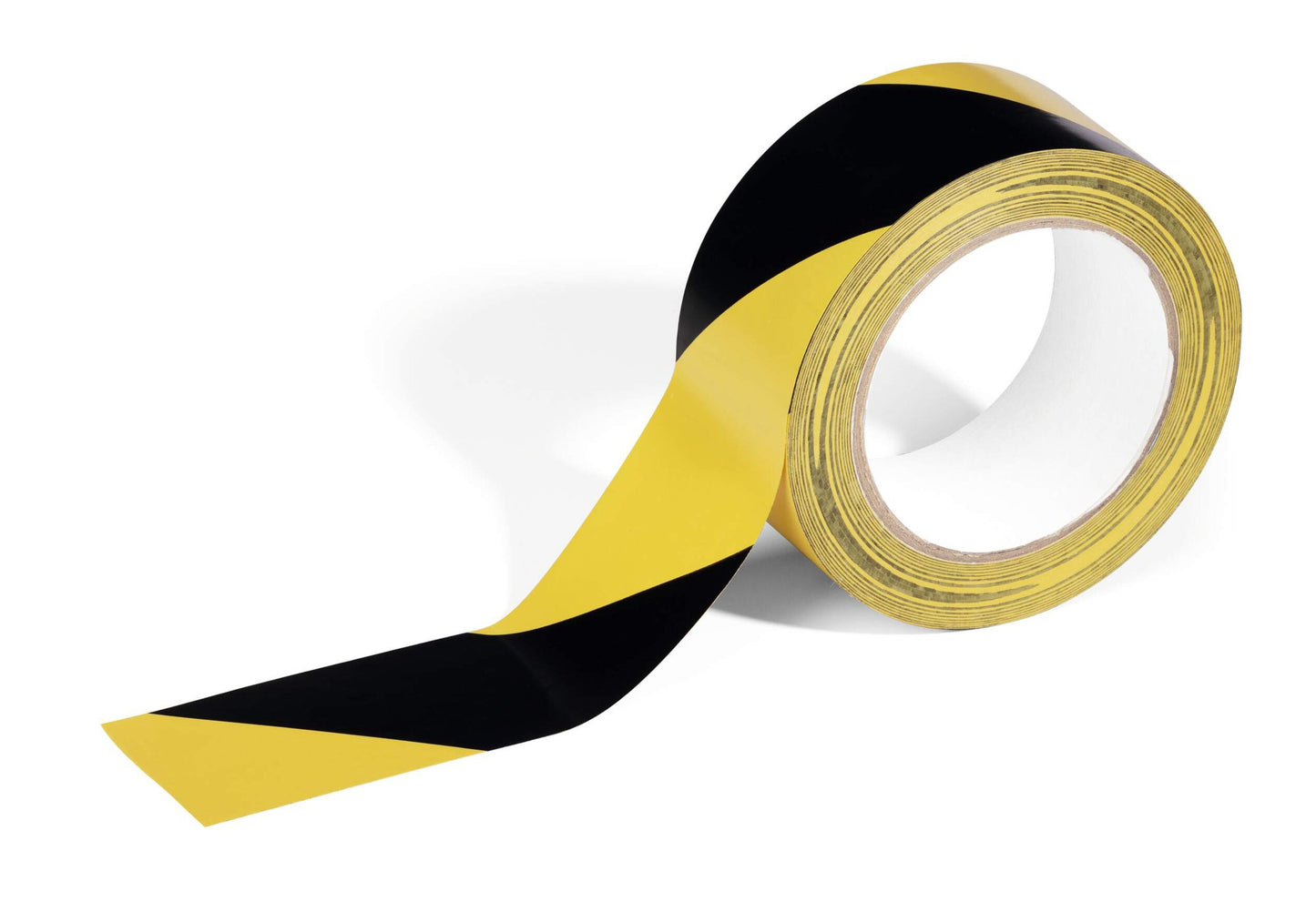 Durable Duraline Strong Removable PVC Floor Marking Tape 50mmx33m Yellow/Black - 1044130