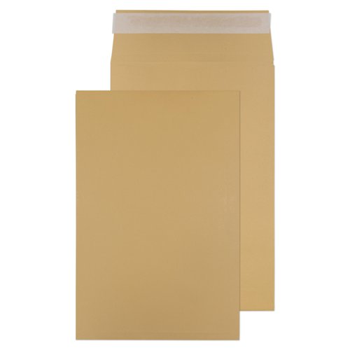 Blake Everyday Envelopes Manilla Pocket Peel and Seal 25mm Gusset 140gsm 381x254mm (Pack 125) - 11101