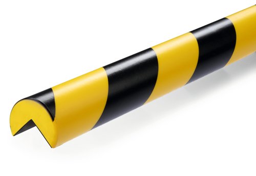 Durable Magnetic Warning Corner Impact Protection Profiles C25R 1m Roll - 1110130
