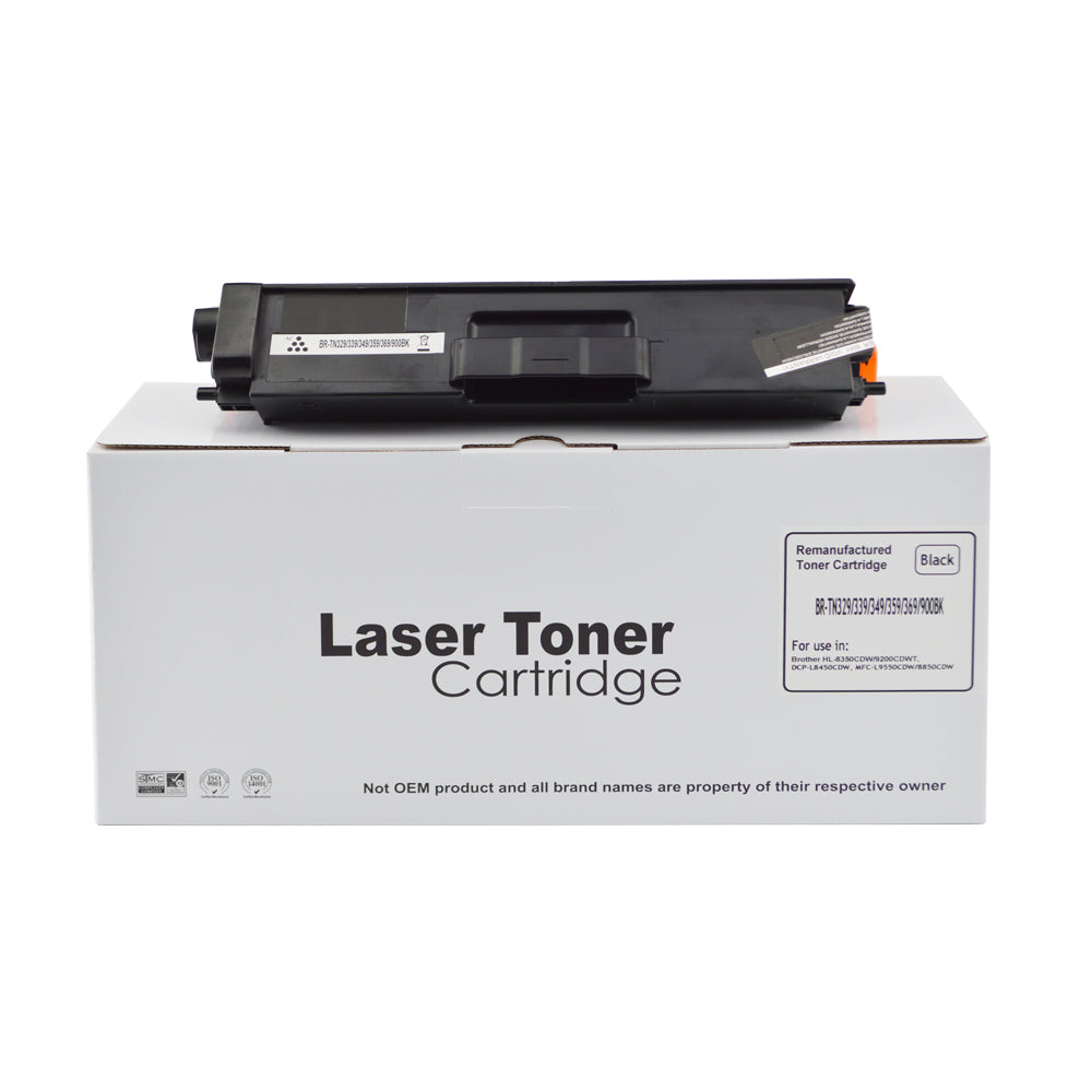 Remanufactured Brother TN329BK Toner