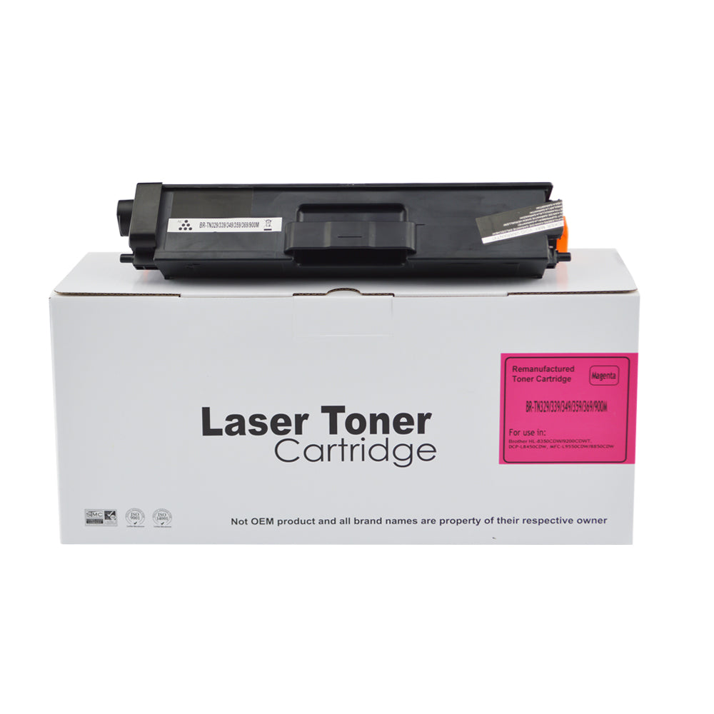 Remanufactured Brother TN329M Extra Hi Yld Magenta Toner Ctg 6000 Pages (also for TN900M)