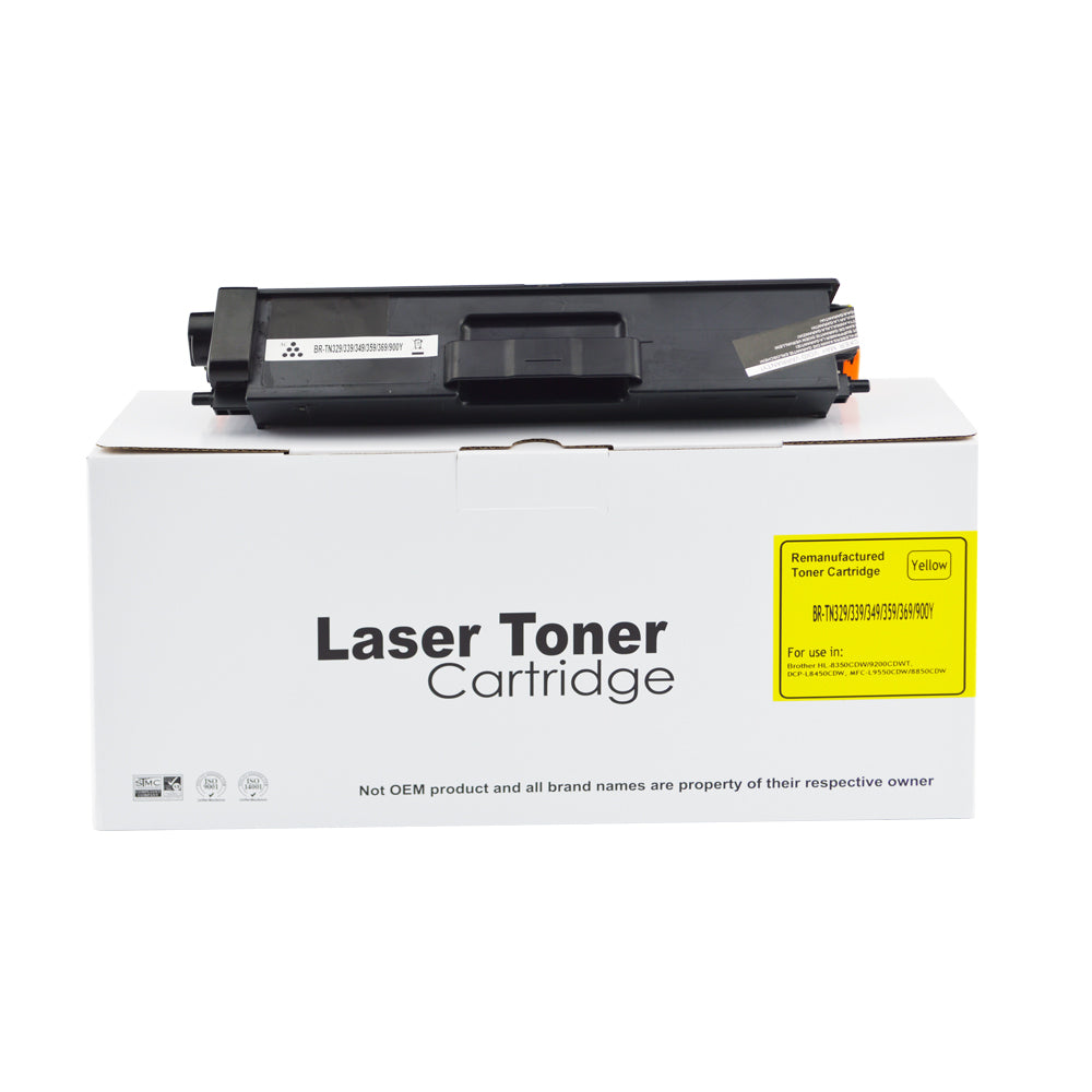 Remanufactured Brother TN329Y Toner