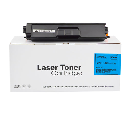 Compatible Brother HL4140 Cyan TN325C Toner Ctg TN315C TN320C TN325C TN345C 3500 Pages