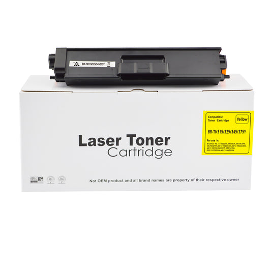 Compatible Brother HL4140 Yellow TN325Y Toner Ctg TN315Y TN320Y TN325Y TN345Y 3500 Pages