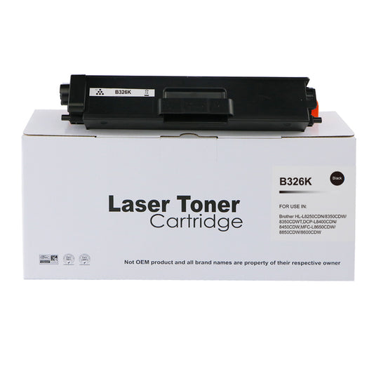 Compatible Brother HLL8250 Hi Yld Black Toner Ctg TN326BK