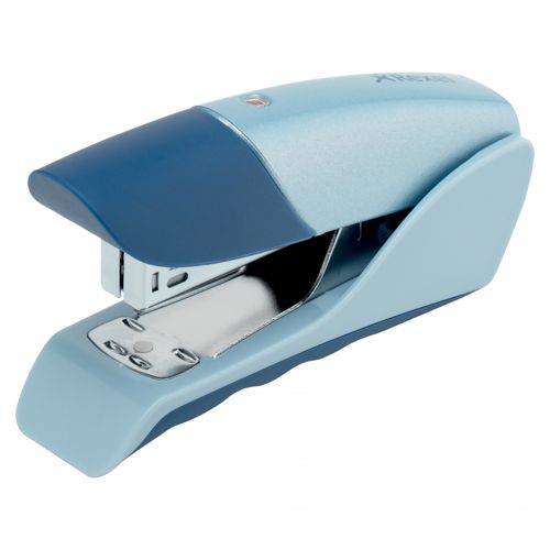 Rexel Gazelle Half Strip Stapler Metal 25 Sheet Silver/Blue 2100011