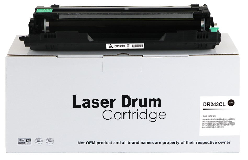Compatible Brother DR243BK Black Drum DR243CL
