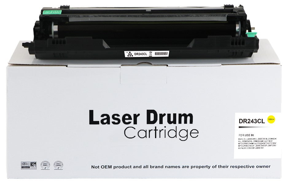 Compatible Brother DR243Y Yellow Drum DR243CL