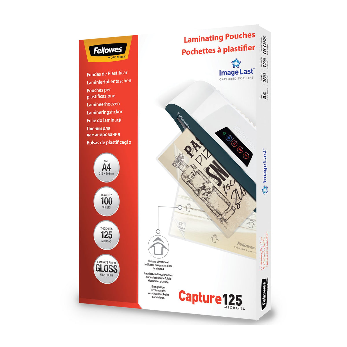 Fellowes Il Lam Pouch A4 125mic