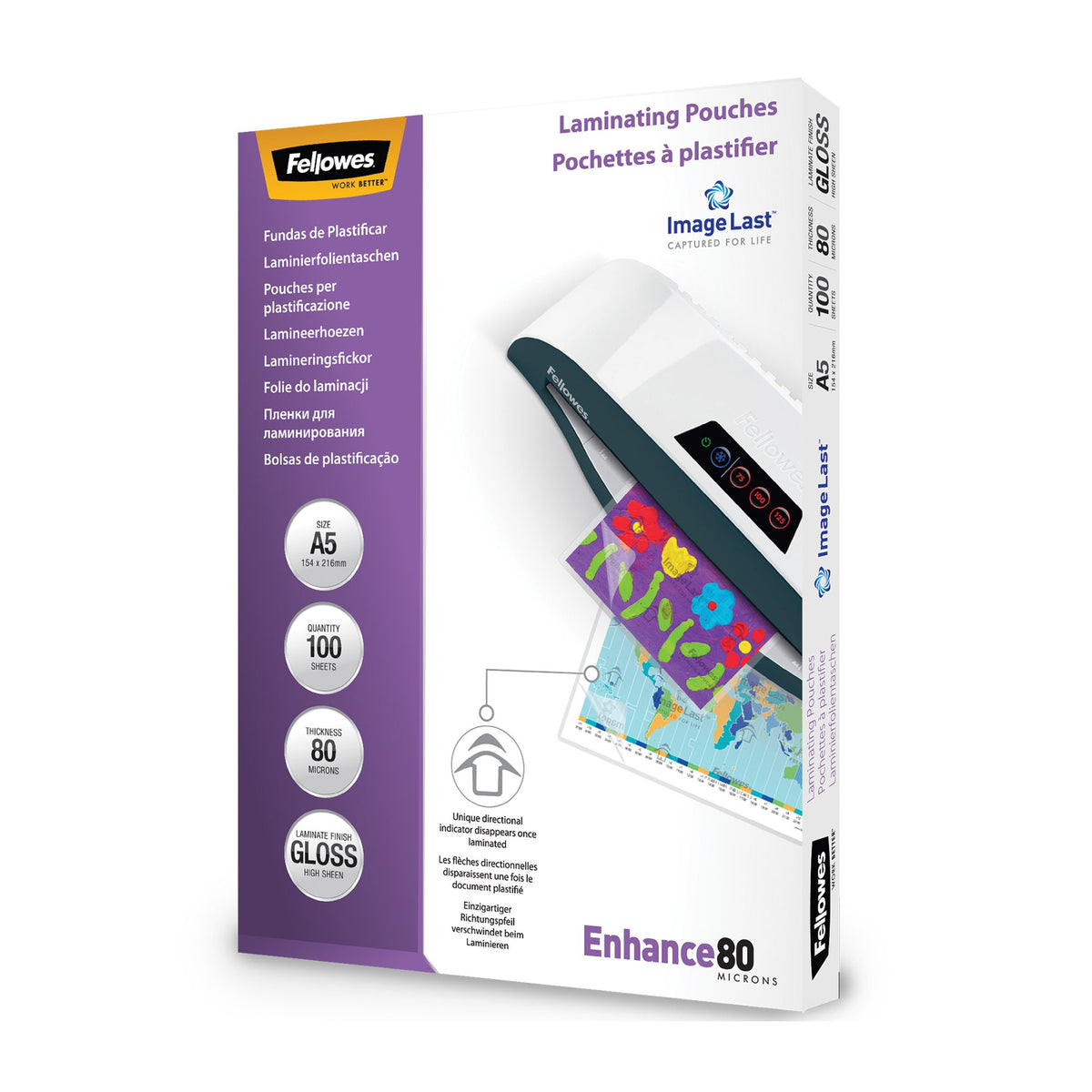 Fellowes Il Lam Pouch 80mic A5