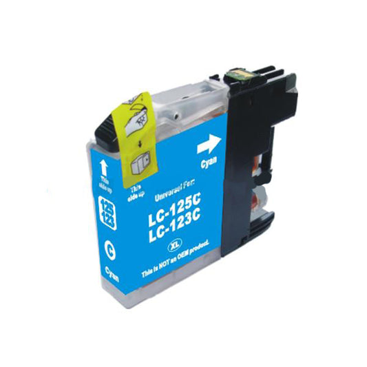 Compatible Brother LC123C Cyan Std Cap Ink Ctg [LC123C]