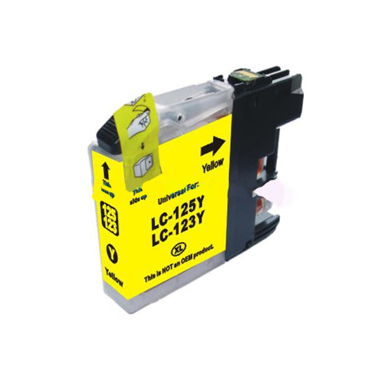 Compatible Brother LC123Y Yellow Std Cap Ink Ctg [LC123Y ]