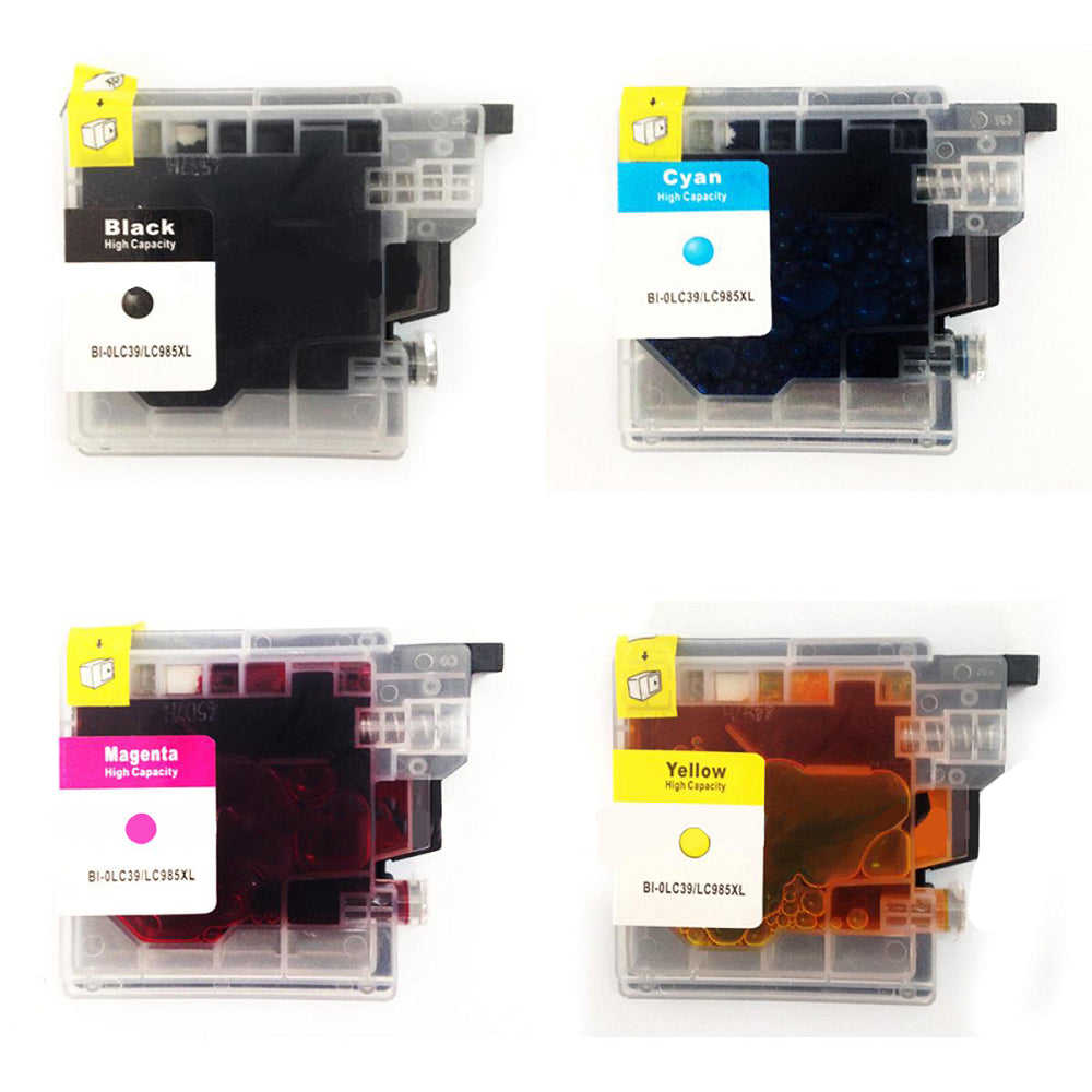 Compatible Brother LC985 Multipack 4 Ink Ctgs  [LC985BK/C/M/Y]