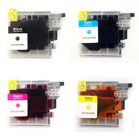 Compatible Brother LC985 Multipack 4 Ink Ctgs  [LC985BK/C/M/Y]